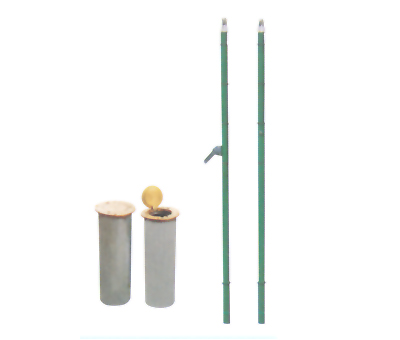 Y-1058 插地式羽毛球柱